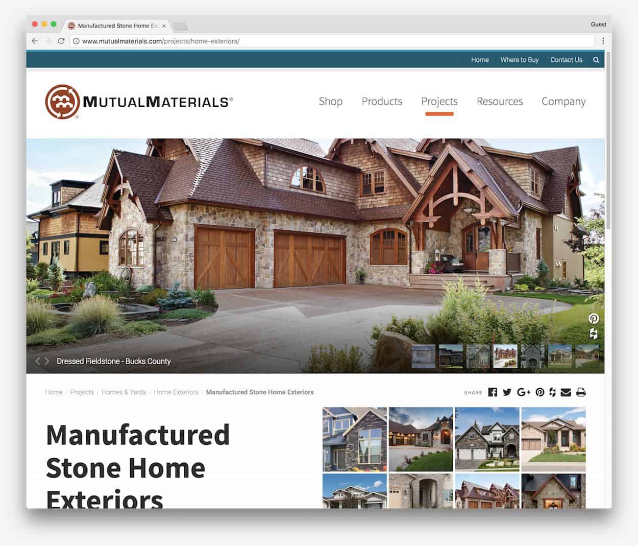 product page