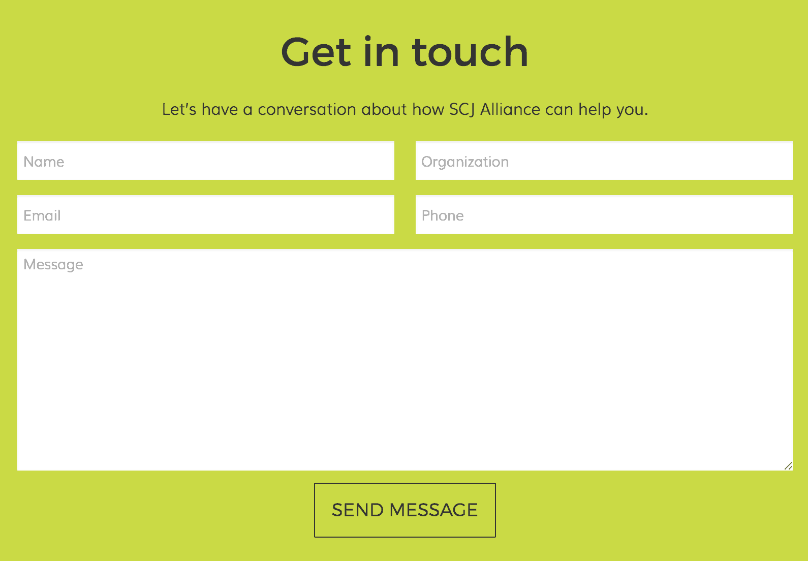 sample contact form